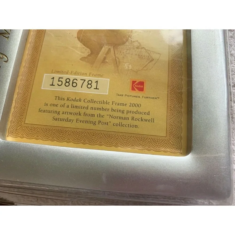 Kodak Norman Rockwell Holiday Memories 2000 Collectible Photo Frame-New